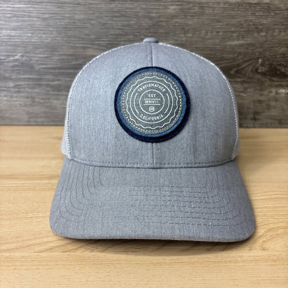 Travis Mathew Hat Cap‎ Snapback Gray Golf Golfing Casual Adjustable
